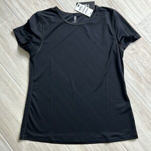 ID Ideology Performance Women's Short Sleeve T-Shirt Deep Black Size M - NEW